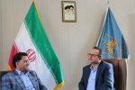 دیدار رئیس واحد استانی با رئیس مرکز اسناد و کتابخانه ملی استان یزد