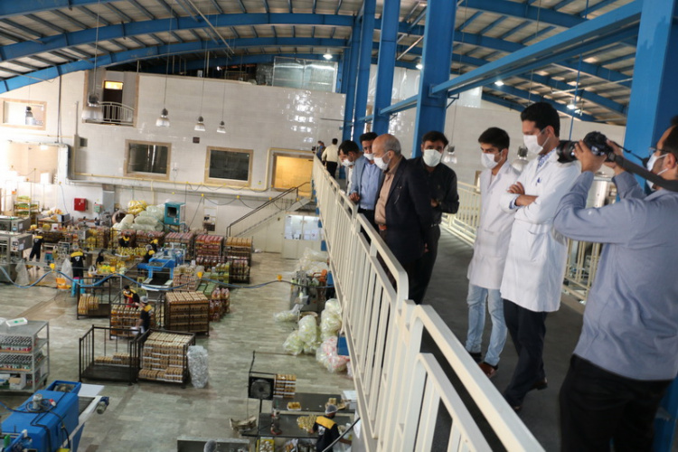 بازدید دکتر امید از مرکز علمی کاربردی در حال تاسیس صنایع غذایی شیررضا