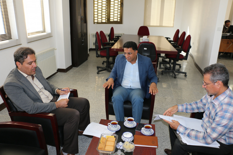 جلسه با مسئول پژوهش دانشگاه فرهنگیان آقای دکتر سورنا مهرگان