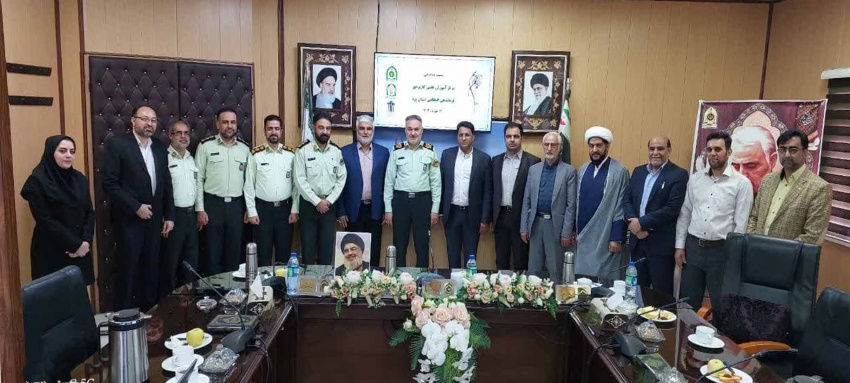 دیدار رئیس دانشگاه جامع علمی کاربردی جناب آقای دکتر جعفری و فرمانده نیروی انتظامی استان یزد جناب آقای سرتیپ بهدانی فر